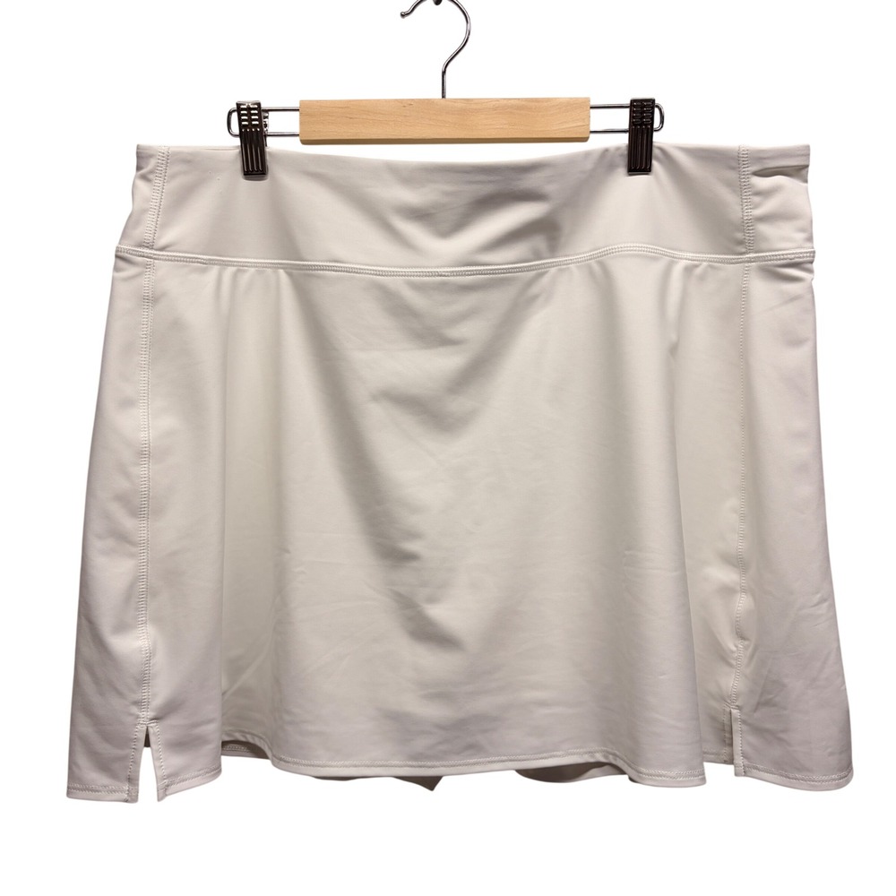 Old Navy White Tennis Skort Old Money Preppy Classic Clean Girl Pickleball 2X